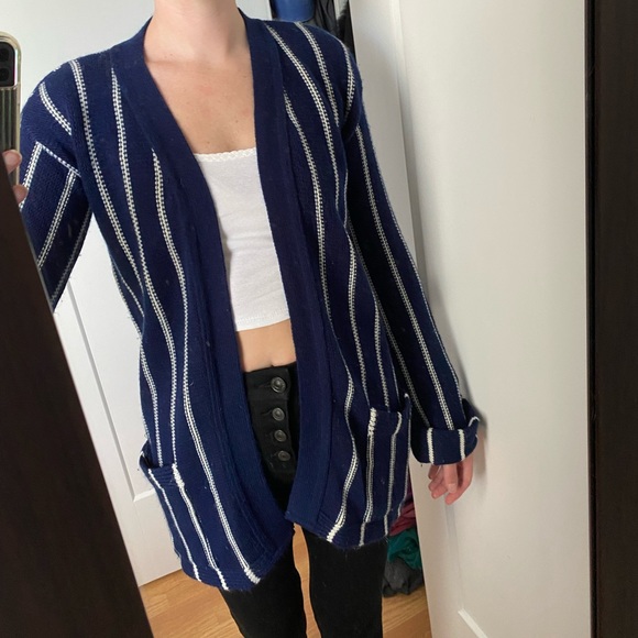 Vintage striped Cardigan - Picture 5 of 5